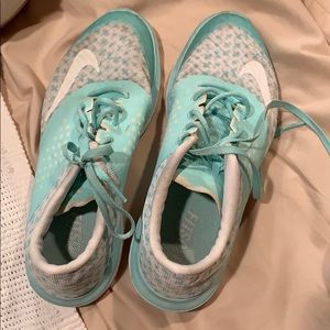 Light blue Nikes